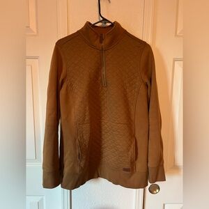 L.L. Bean quartet zip quilted sweatshirt
